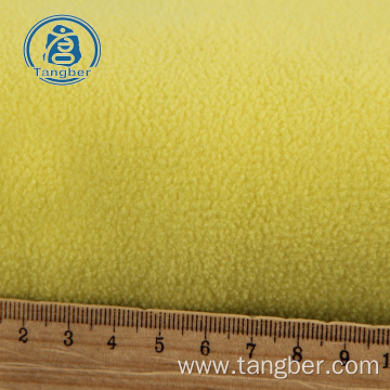 DTY polyester anti pilling micro polar fleece fabric